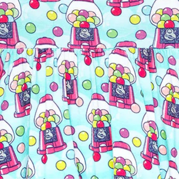 🆕🏷️ Posh Peanut Poshalicious Gum Sleeveless Bubble Romper SIZE 6-12 months - Picture 2 of 3